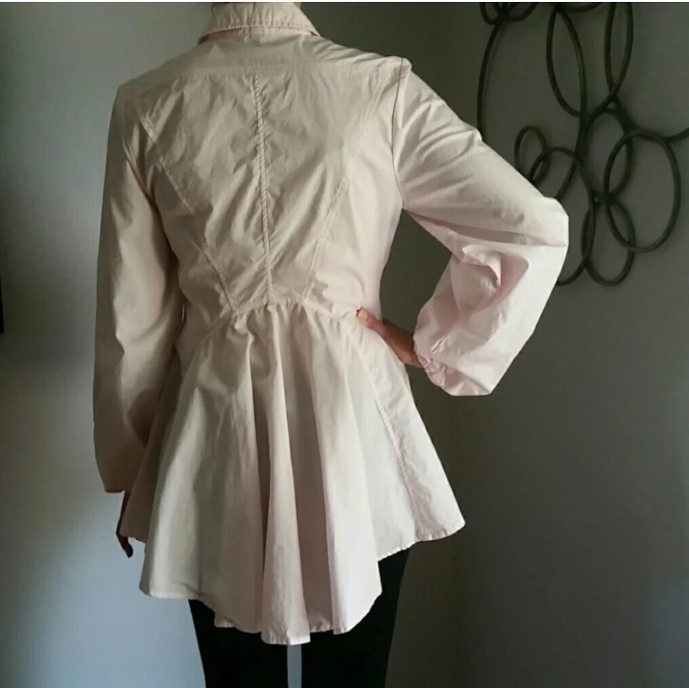 Free People All The Time Pink Long Sleeve Tunic Top Size XS - Picture 6 of 8